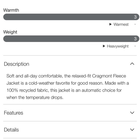 The north face cragmont coat - Picture 4 of 4